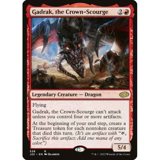 Jumpstart 2022 - 538 - Gadrak, the Crown-Scourge - Rare - R - Non-foil