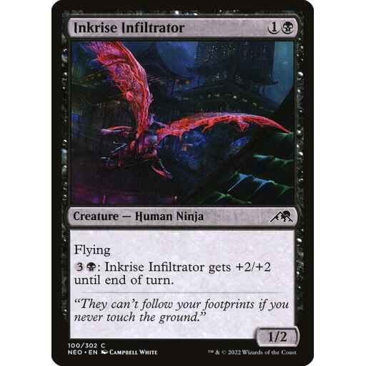 Kamigawa: Neon Dynasty - 100 - Inkrise Infiltrator - Common - B - Non-foil