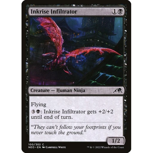 Kamigawa: Neon Dynasty - 100 - Inkrise Infiltrator - Common - B - Non-foil