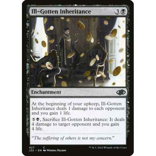 Jumpstart 2022 - 427 - Ill-Gotten Inheritance - Common - B - Non-foil