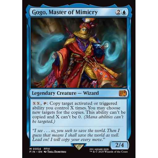Final Fantasy - 54 - Gogo, Master of Mimicry - Mythic - U - Foil