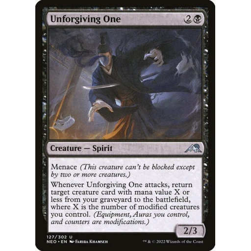 Kamigawa: Neon Dynasty - 127 - Unforgiving One - Uncommon - B - Non-foil
