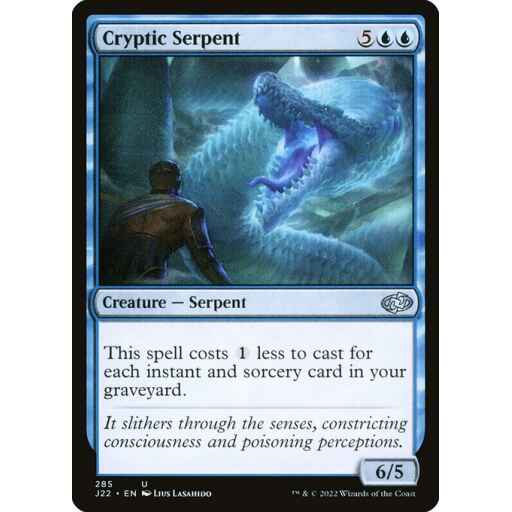 Jumpstart 2022 - 285 - Cryptic Serpent - Uncommon - U - Non-foil
