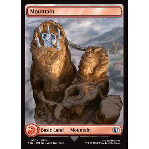 Final Fantasy - 304 - Mountain - Common - C - Non-foil