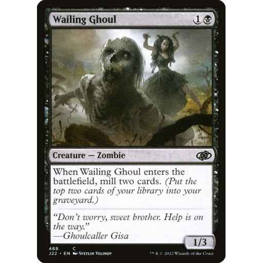 Jumpstart 2022 - 488 - Wailing Ghoul - Common - B - Non-foil