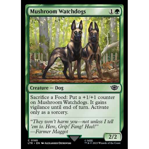 The Lord of the Rings: Tales of Middle-earth - 180 - Mushroom Watchdogs - Common - G - Non-foil