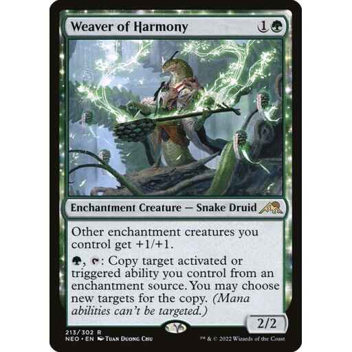 Kamigawa: Neon Dynasty - 213 - Weaver of Harmony - Rare - G - Non-foil