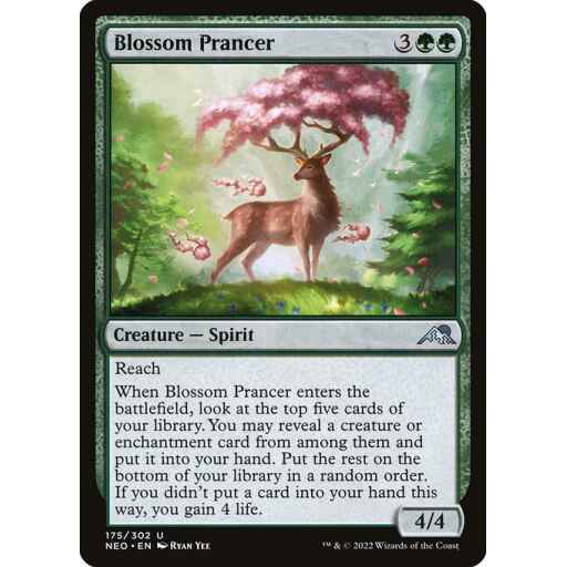 Kamigawa: Neon Dynasty - 175 - Blossom Prancer - Uncommon - G - Non-foil