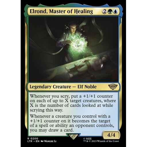 The Lord of the Rings: Tales of Middle-earth - 200 - Elrond, Master of Healing - Rare - UG - Non-foil