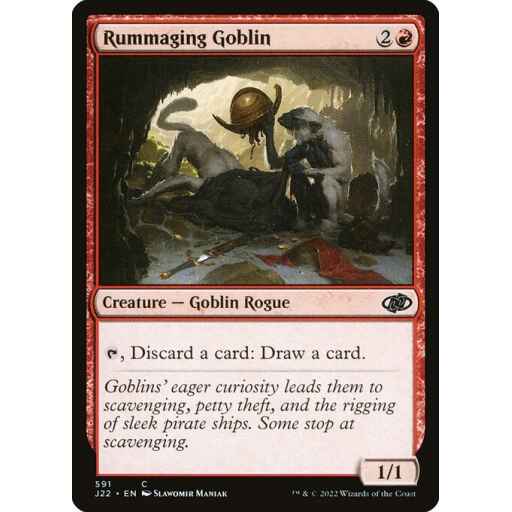 Jumpstart 2022 - 591 - Rummaging Goblin - Common - R - Non-foil