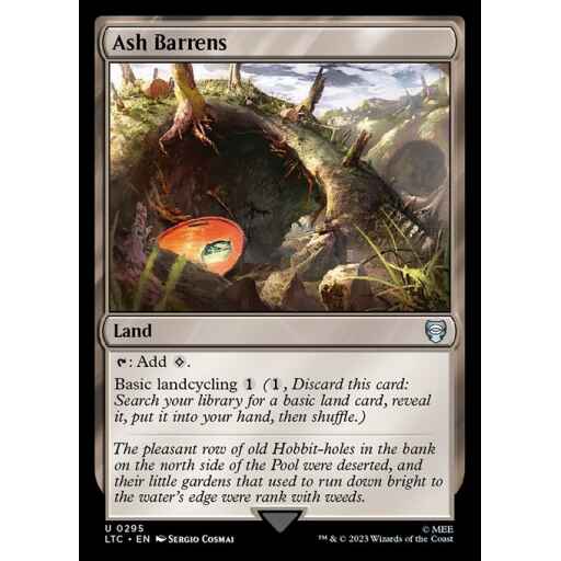 Tales of Middle-earth Commander - 295 - Ash Barrens - Uncommon - C - Non-foil