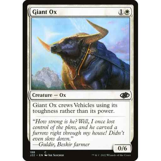 Jumpstart 2022 - 188 - Giant Ox - Common - W - Non-foil