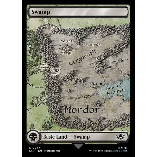 The Lord of the Rings: Tales of Middle-earth - 277 - Swamp - Common - C - Non-foil