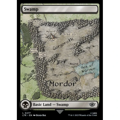 The Lord of the Rings: Tales of Middle-earth - 277 - Swamp - Common - C - Non-foil