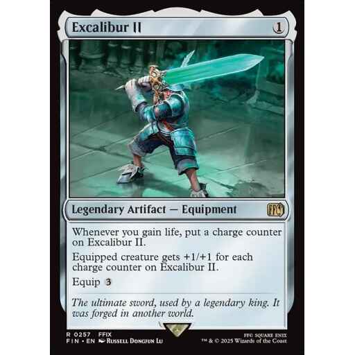 Final Fantasy - 257 - Excalibur II - Rare - C - Non-foil