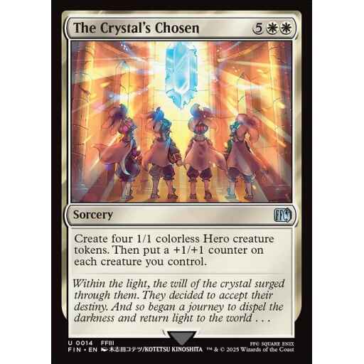 Final Fantasy - 14 - The Crystal's Chosen - Uncommon - W - Non-foil