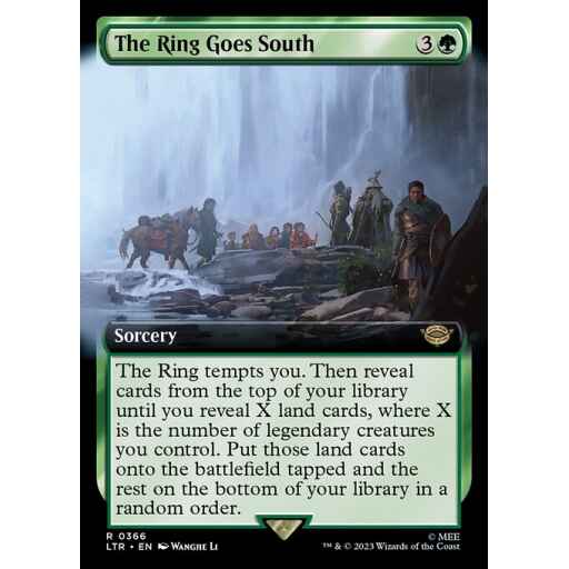 The Lord of the Rings: Tales of Middle-earth - 366 - The Ring Goes South - Rare - G - Non-foil
