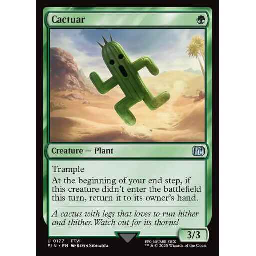 Final Fantasy - 177 - Cactuar - Uncommon - G - Non-foil