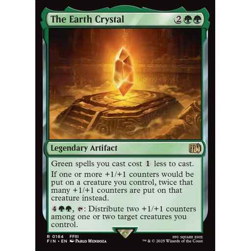 Final Fantasy - 184 - The Earth Crystal - Rare - G - Non-foil