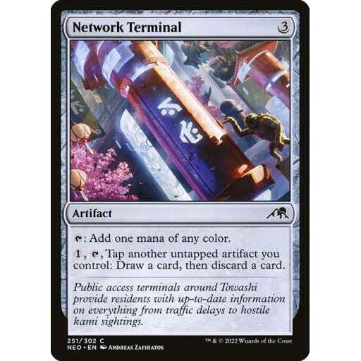 Kamigawa: Neon Dynasty - 251 - Network Terminal - Common - C - Non-foil