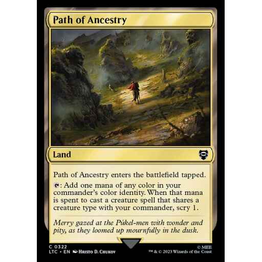 Tales of Middle-earth Commander - 322 - Path of Ancestry - Common - C - Non-foil