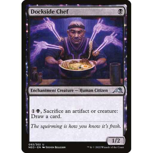 Kamigawa: Neon Dynasty - 93 - Dockside Chef - Uncommon - B - Non-foil