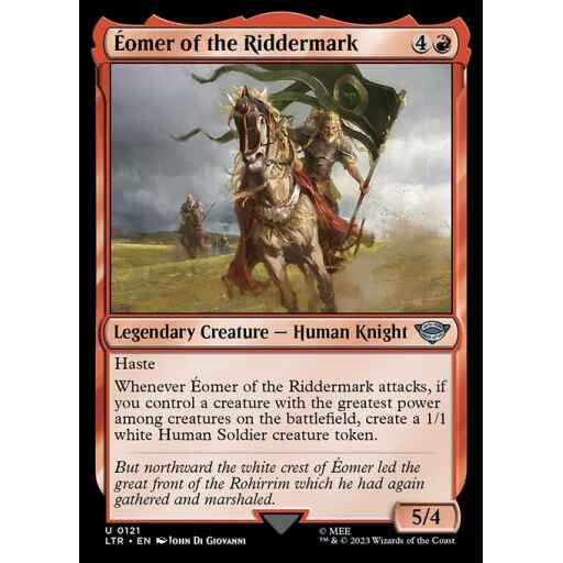 The Lord of the Rings: Tales of Middle-earth - 121 - Éomer of the Riddermark - Uncommon - R - Foil