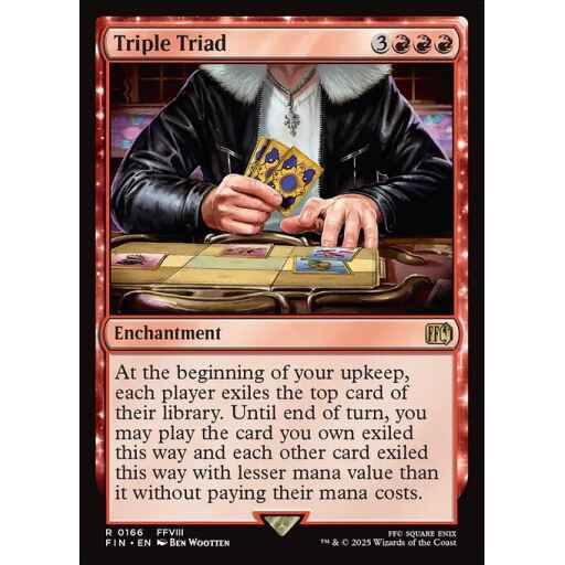 Final Fantasy - 166 - Triple Triad - Rare - R - Non-foil