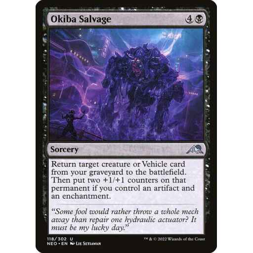 Kamigawa: Neon Dynasty - 118 - Okiba Salvage - Uncommon - B - Non-foil