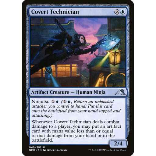 Kamigawa: Neon Dynasty - 49 - Covert Technician - Uncommon - U - Non-foil
