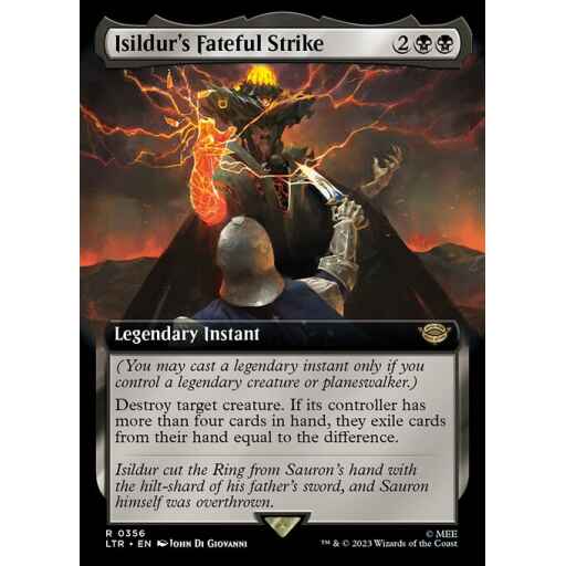 The Lord of the Rings: Tales of Middle-earth - 356 - Isildur's Fateful Strike - Rare - B - Non-foil