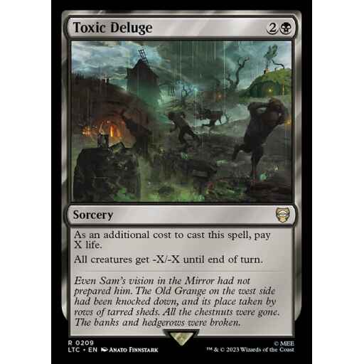 Tales of Middle-earth Commander - 209 - Toxic Deluge - Rare - B - Non-foil