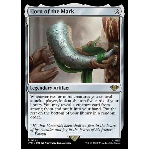 The Lord of the Rings: Tales of Middle-earth - 241 - Horn of the Mark - Rare - C - Non-foil