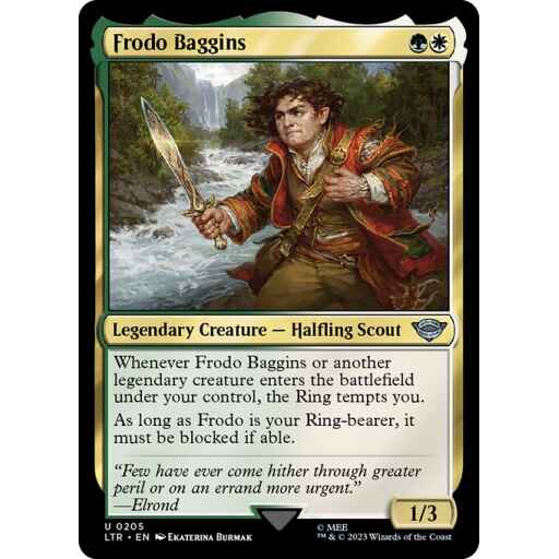 The Lord of the Rings: Tales of Middle-earth - 205 - Frodo Baggins - Uncommon - WG - Non-foil