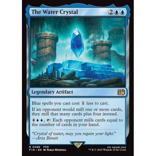 Final Fantasy - 85 - The Water Crystal - Rare - U - Non-foil