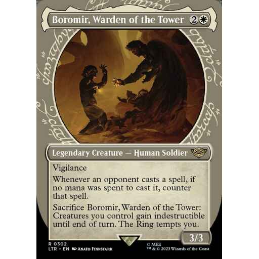 The Lord of the Rings: Tales of Middle-earth - 302 - Boromir, Warden of the Tower - Rare - W - Non-foil