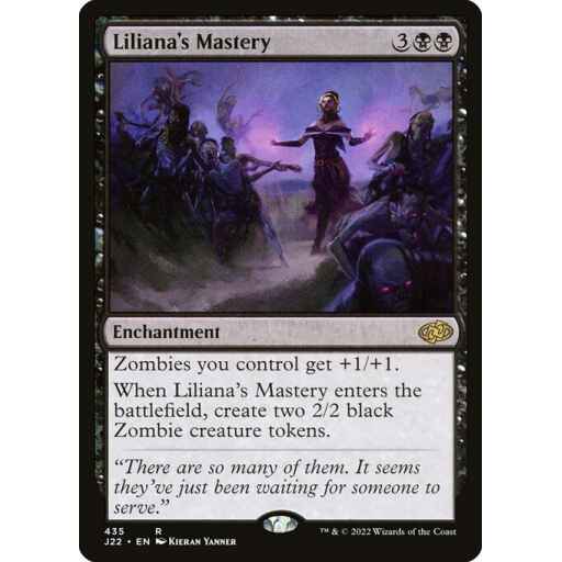 Jumpstart 2022 - 435 - Liliana's Mastery - Rare - B - Non-foil