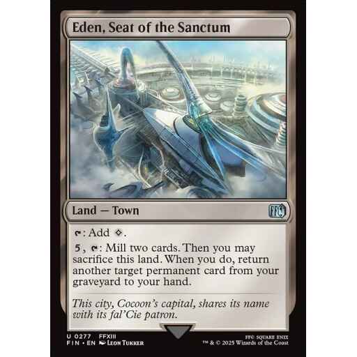 Final Fantasy - 277 - Eden, Seat of the Sanctum - Uncommon - C - Non-foil