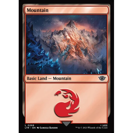 The Lord of the Rings: Tales of Middle-earth - 268 - Mountain - Common - C - Non-foil