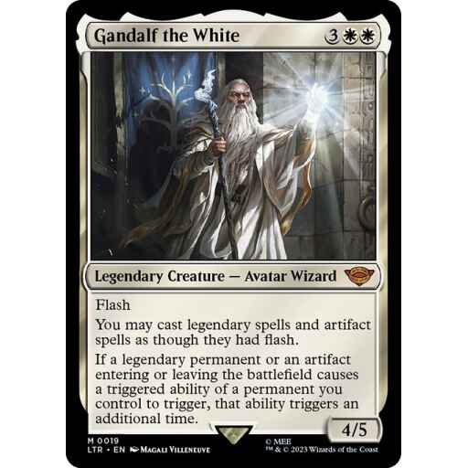 The Lord of the Rings: Tales of Middle-earth - 19 - Gandalf the White - Mythic - W - Non-foil
