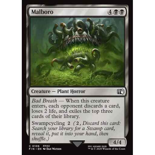 Final Fantasy - 106 - Malboro - Common - B - Non-foil
