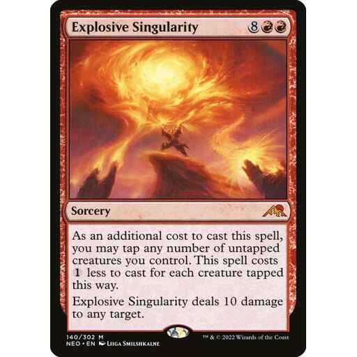 Kamigawa: Neon Dynasty - 140 - Explosive Singularity - Mythic - R - Non-foil