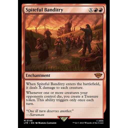 The Lord of the Rings: Tales of Middle-earth - 149 - Spiteful Banditry - Mythic - R - Non-foil
