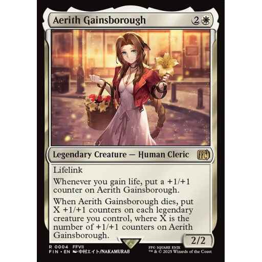 Final Fantasy - 4 - Aerith Gainsborough - Rare - W - Non-foil