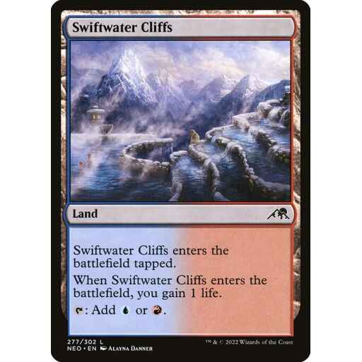 Kamigawa: Neon Dynasty - 277 - Swiftwater Cliffs - Common - C - Non-foil