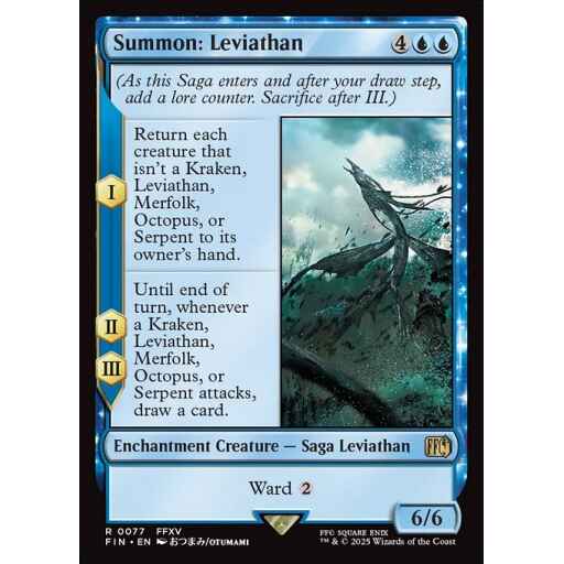 Final Fantasy - 77 - Summon: Leviathan - Rare - U - Non-foil
