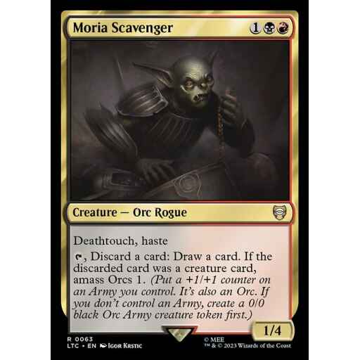 Tales of Middle-earth Commander - 63 - Moria Scavenger - Rare - BR - Non-foil