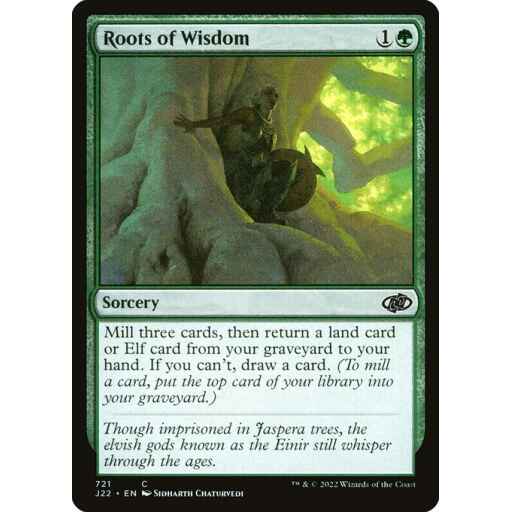 Jumpstart 2022 - 721 - Roots of Wisdom - Common - G - Non-foil