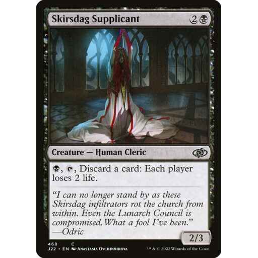 Jumpstart 2022 - 468 - Skirsdag Supplicant - Common - B - Non-foil