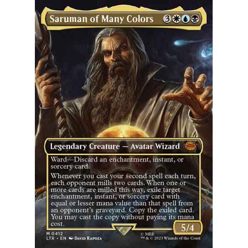 The Lord of the Rings: Tales of Middle-earth - 412 - Saruman of Many Colors - Mythic - Multi - Non-foil